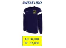 SWEAT LIDO JUNIOR TAILLE  8 ANS 